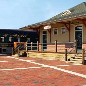 Jasper Train Depot & Train Cars